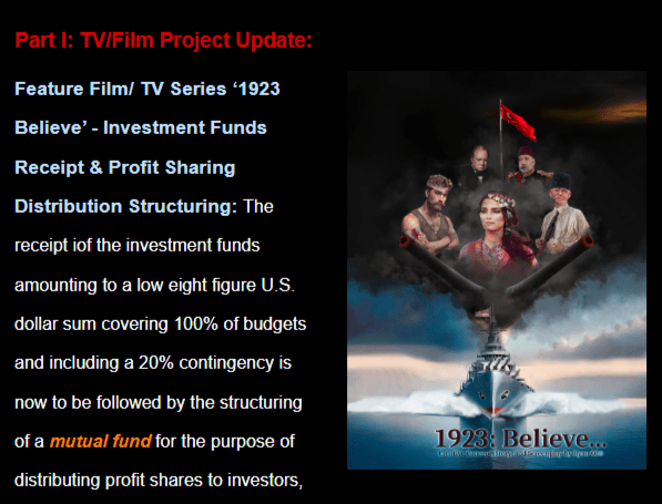 Film & TV Investment in Turkiye