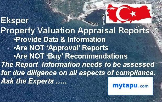 An Eksper appraisal valuation property report on a property provides information and data: it is not a ‘recommendation to buy’; it does not state or ‘prove’ that the property is legally compliant; it is not a ‘certificate of approval’.