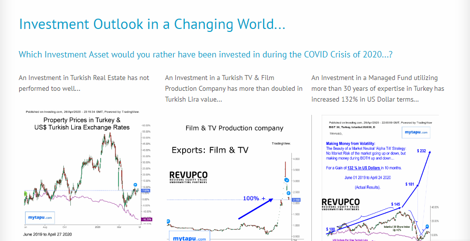 Investment Performance of Turkish Assets During Crisis