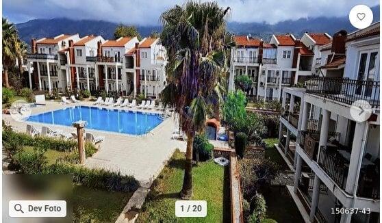 TL 5.750 MM  2+1  100 m2   Fethiye